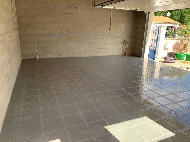 Pose de carrelage extérieur Breuillet
